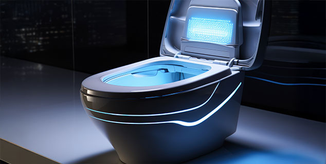 AI-powered Smart Toilet Seat with integrated sensors and cloud connectivity for predictive health monitoring