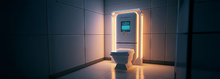 AI-powered Smart Toilet Seat with integrated sensors and cloud connectivity for predictive health monitoring