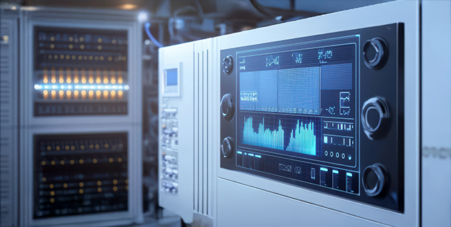 Futuristic holographic data interface symbolizing complex system testing challenges, scalability gaps, and root cause analysis limitations.