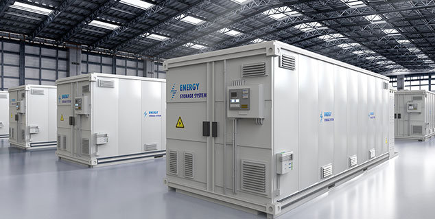 Flow battery energy storage system installed in field deployment