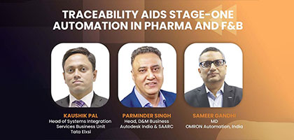 Traceability aids stage-one automation in Pharma and F&B
